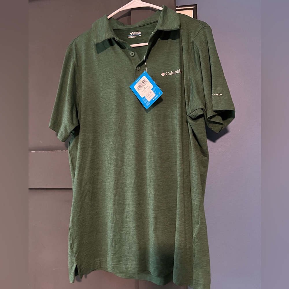 Columbia Green Polo Shirt